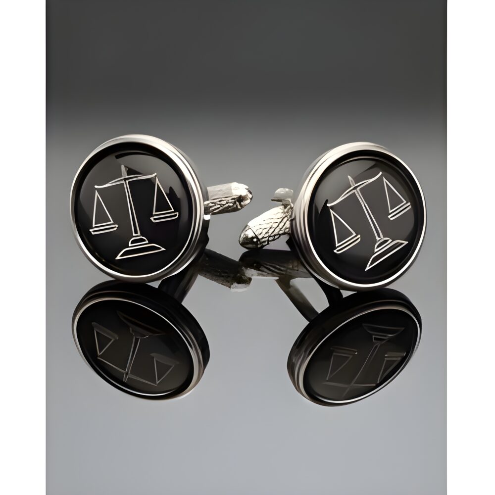 Scales of Justice Cuff Links