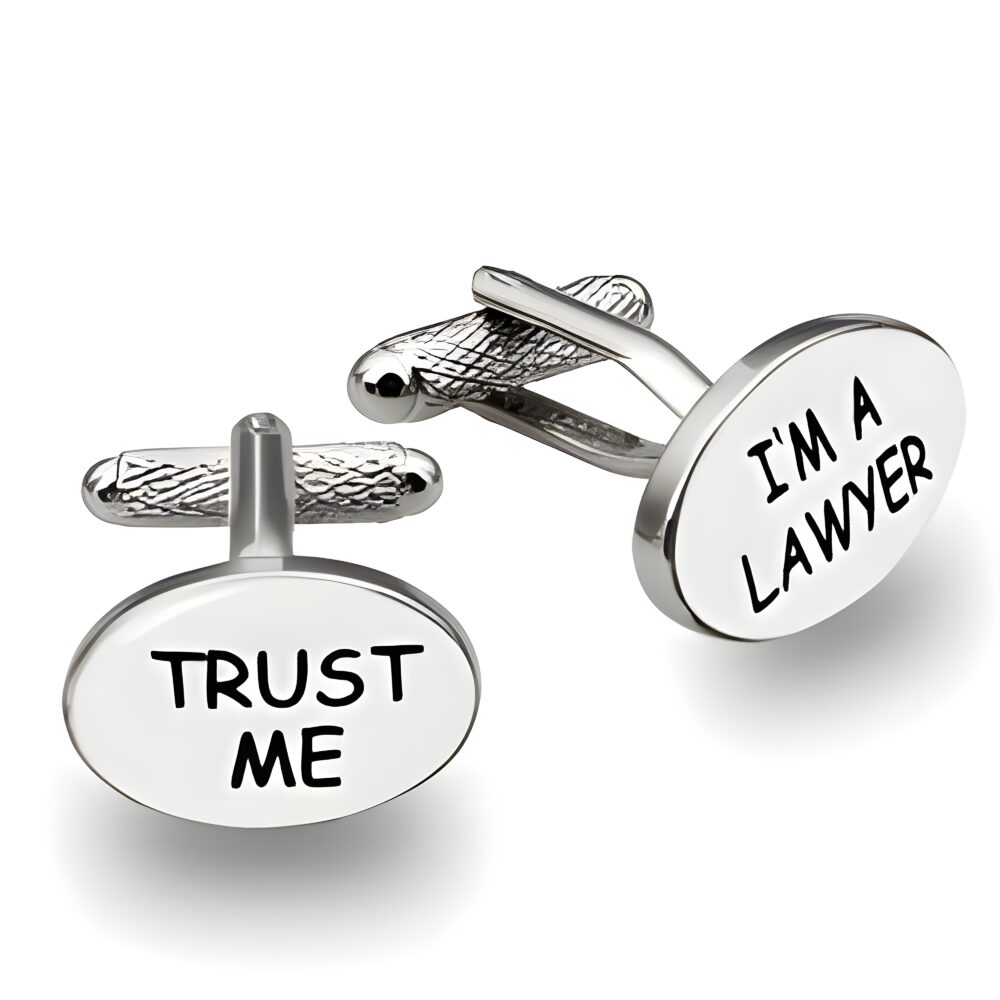 Trust Me - Lawyer Cuff Links